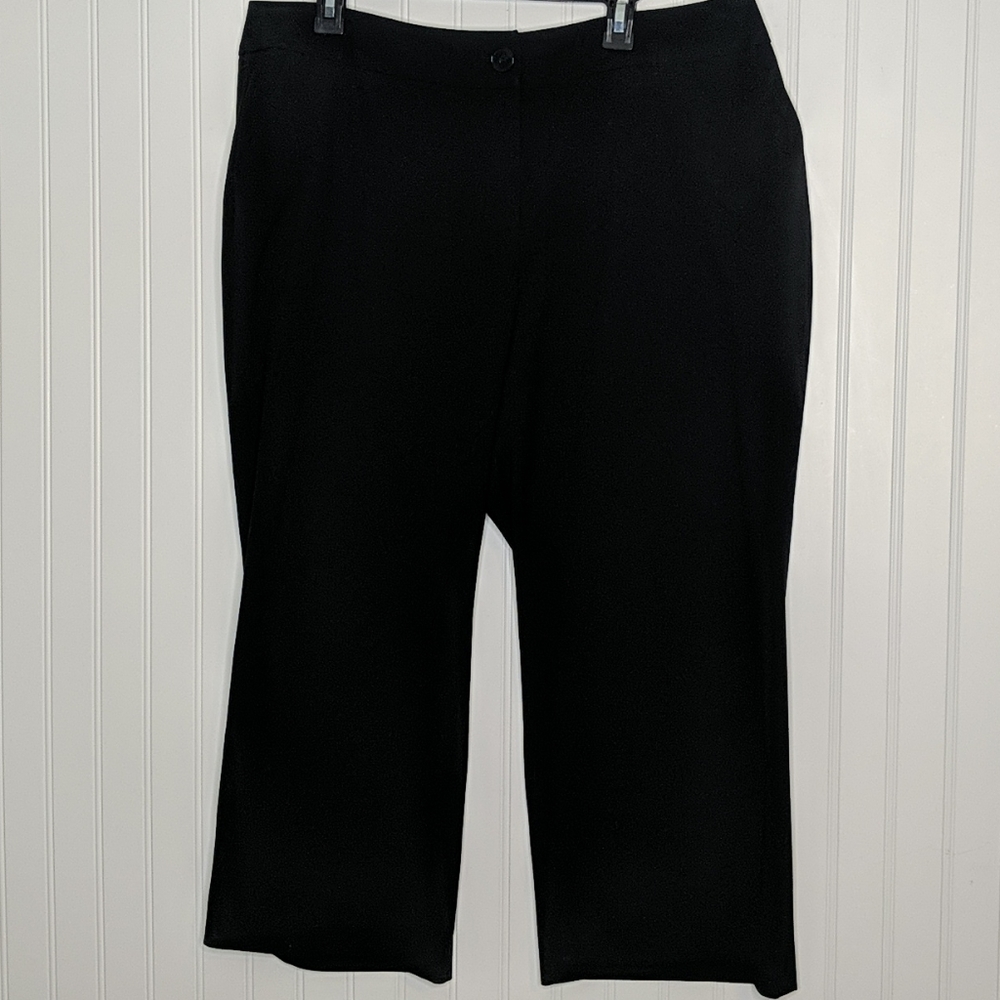 Semantiks Black Cropped Trouser Pants